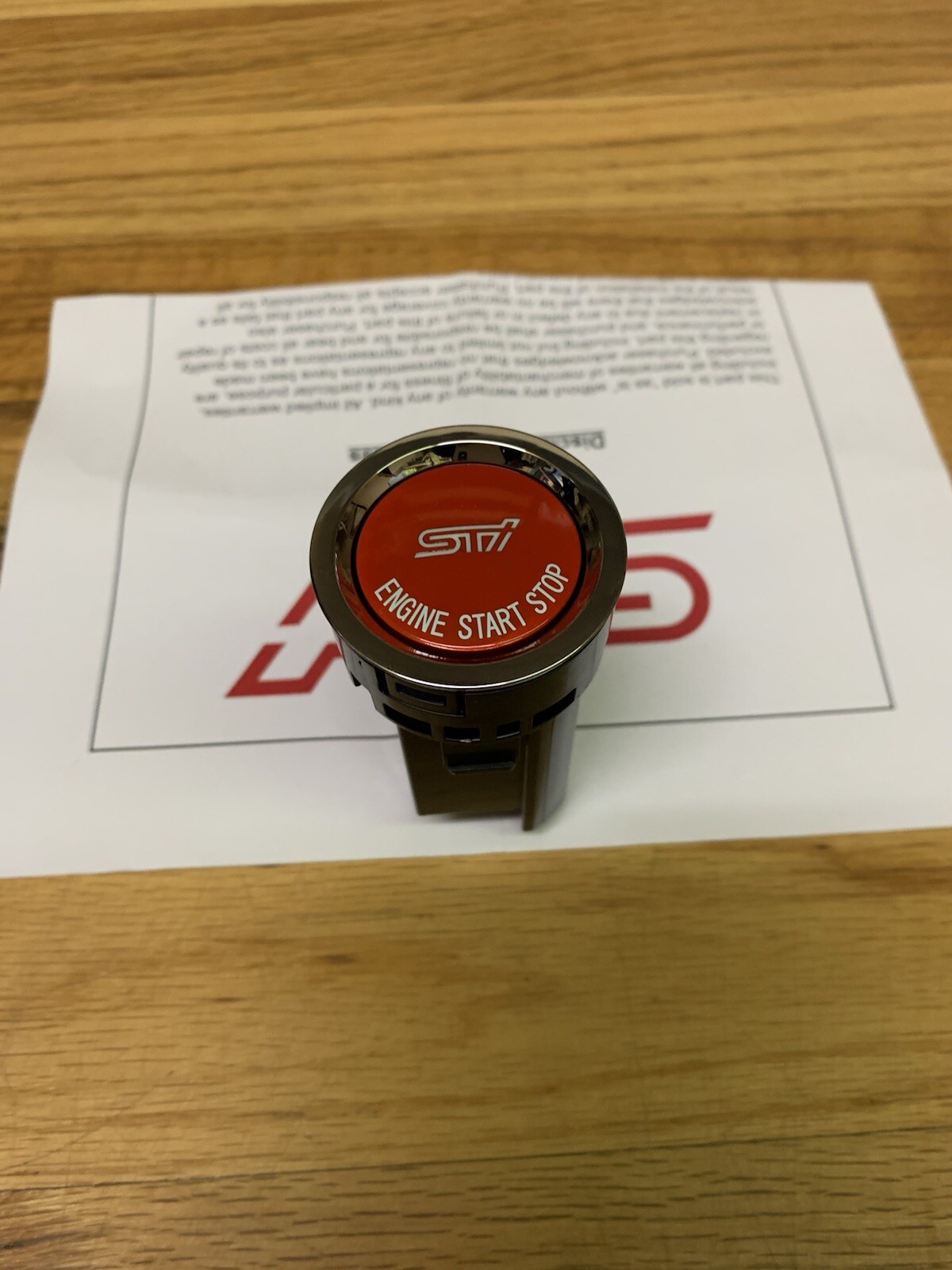 Push Start Button Without Status Light for Subaru BRZ STI - ST83031ST021