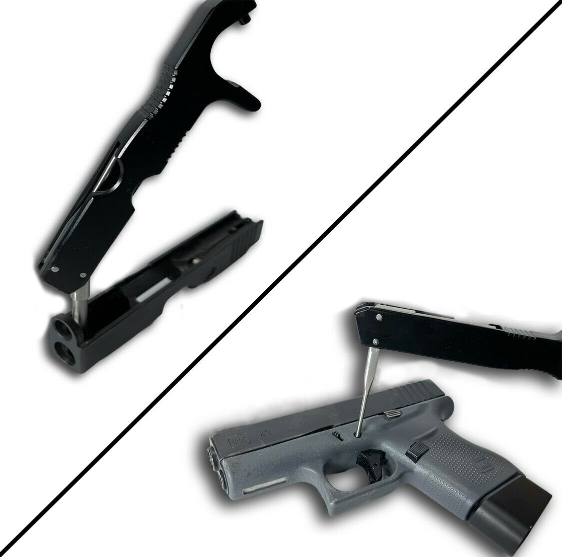 3 in 1 Cambo Glock Front Sight Tool Magazine Disassembly Tool Pin Punch Adapter