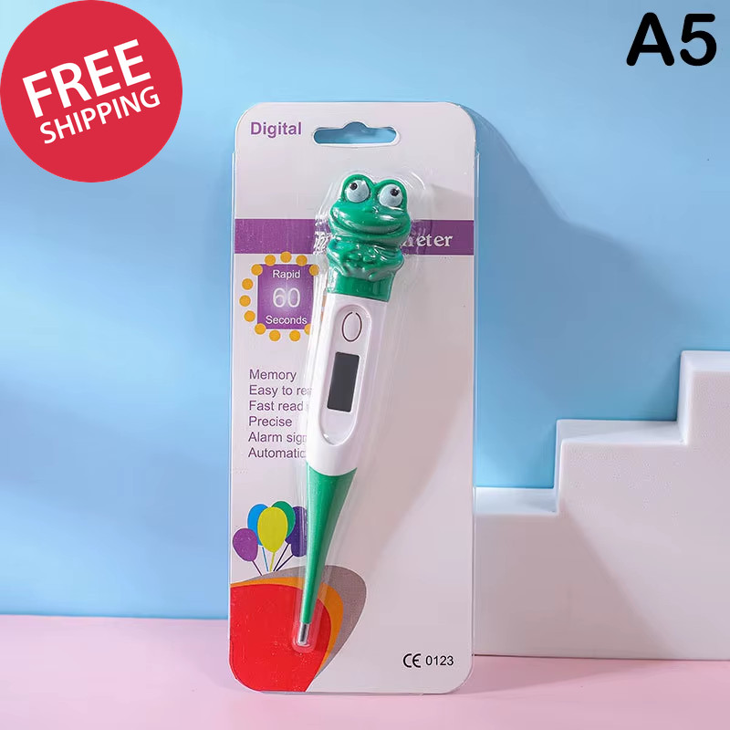 Cartoon Electronic Soft-Head Thermometer Household Human Armpit Digital Thermome