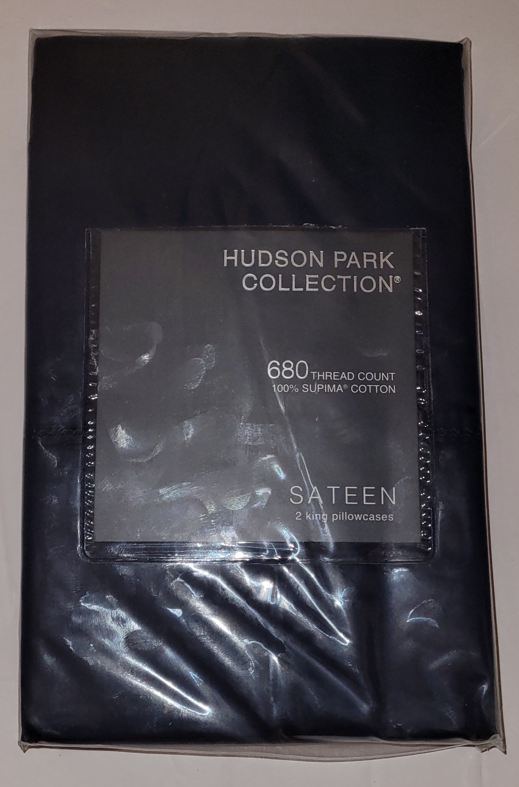 Hudson Park Collection Sateen Pillowcases, 2 King Pillowcases 680 Thread Count