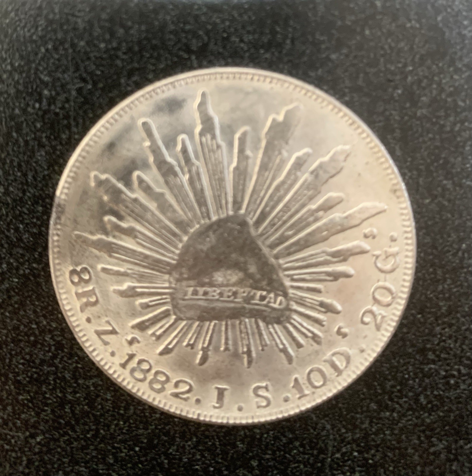 8 Reales.Z.1882.J.S.10D.20G