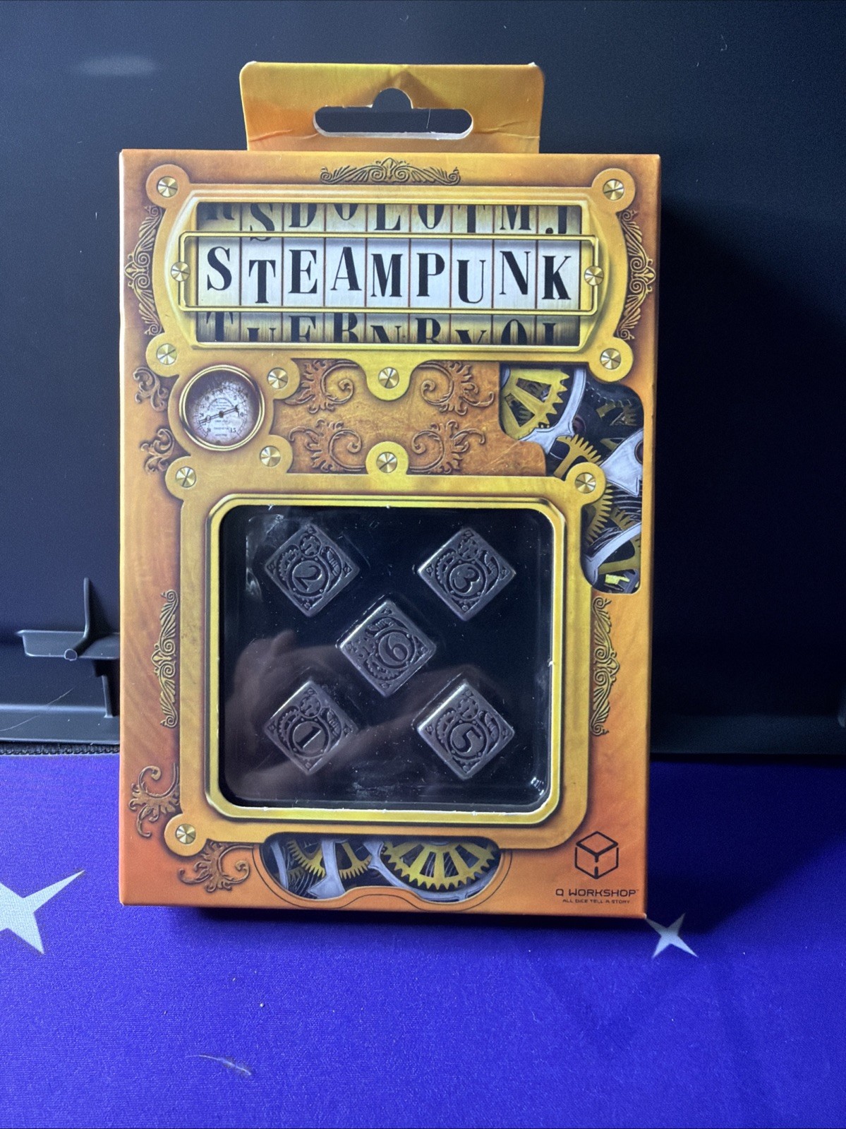 56MST35 - METAL STEAMPUNK DICE d6