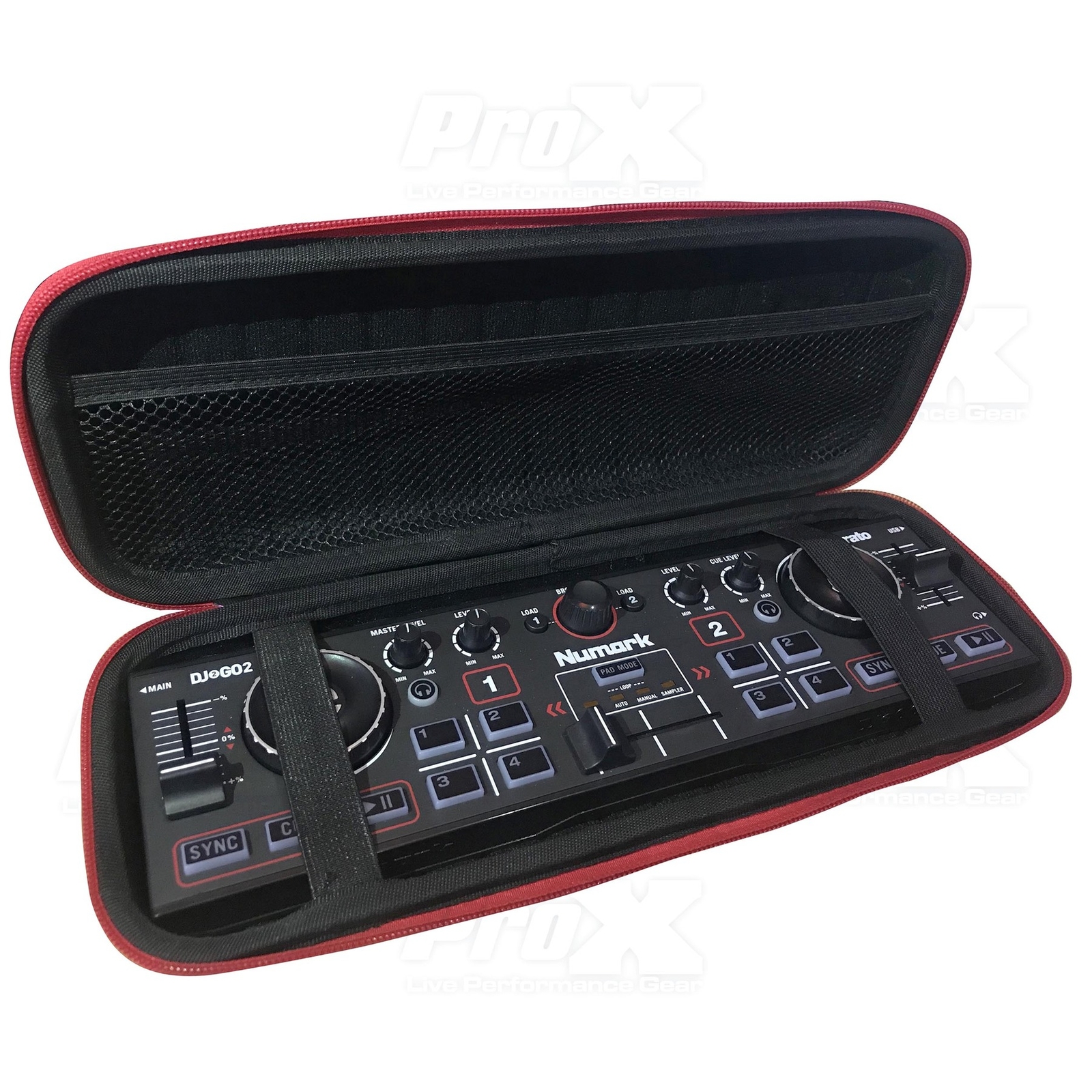 ProX XB-DJ2GO2 ZeroG Lightweight Nano Size Bag For Numark DJ2GO2 & Wireless Mic