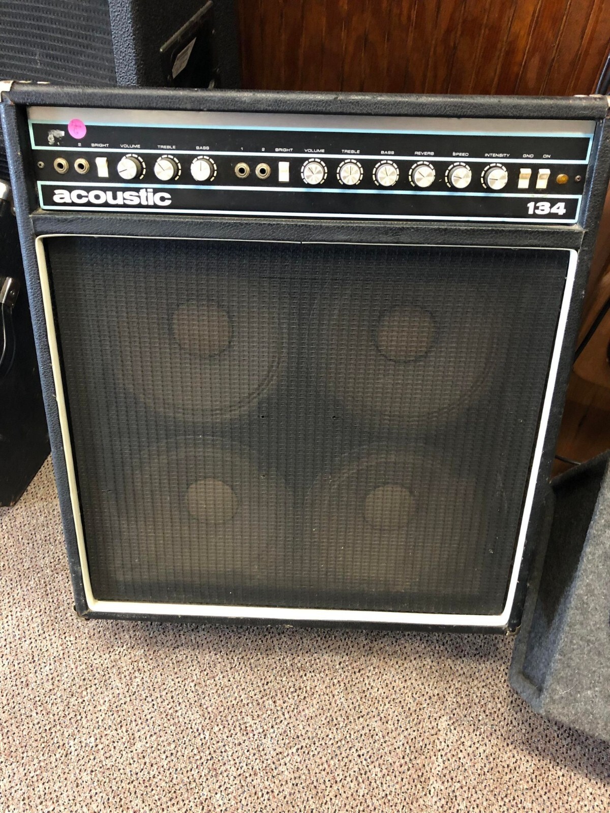 1974 Acoustic 134 Solid State Guitar Combo Amplifier 4x10- Local Pickup Only
