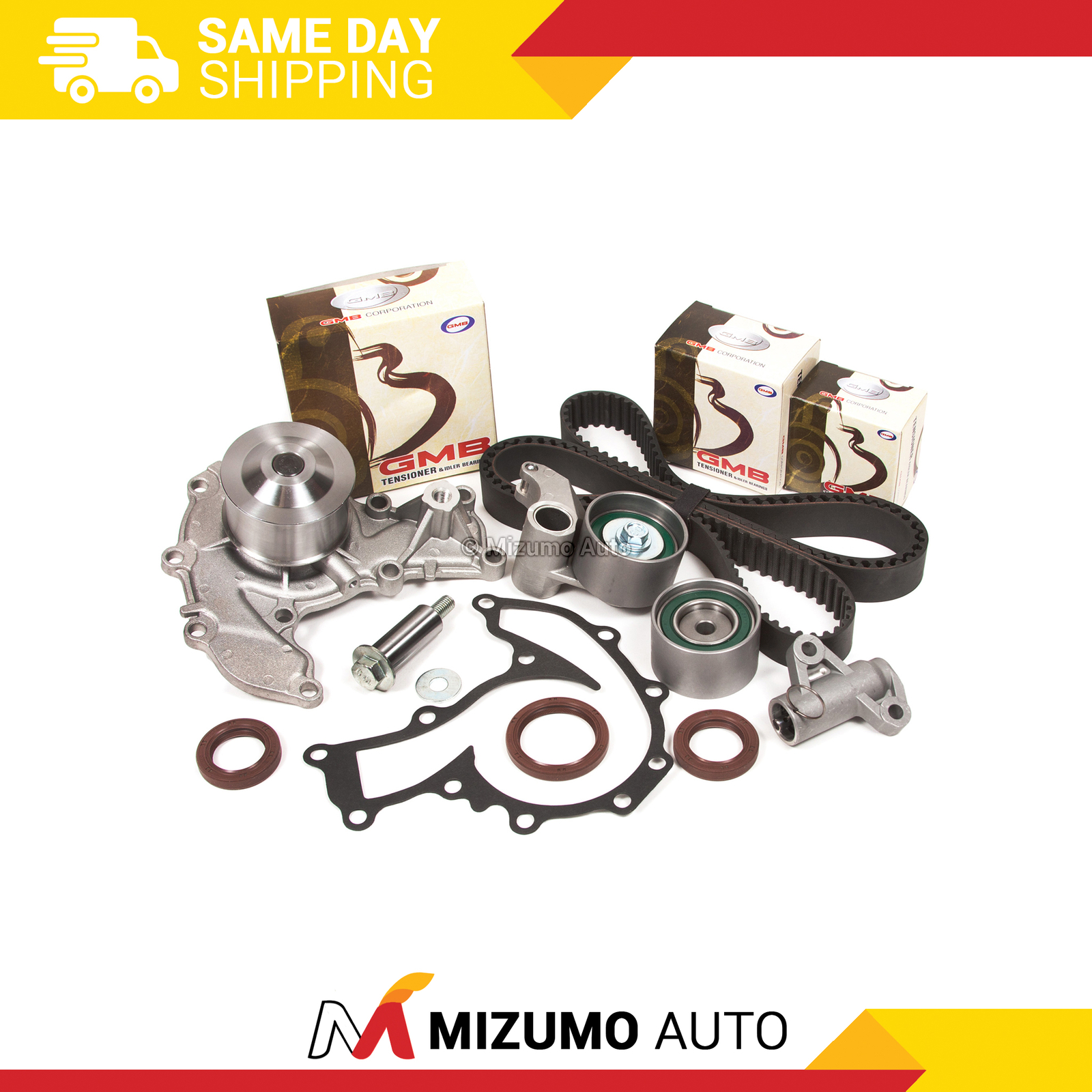 Timing Belt Kit Water Pump Tensioner Fit 98-03 Acura Isuzu Honda 3.5 6VD1 6VE1
