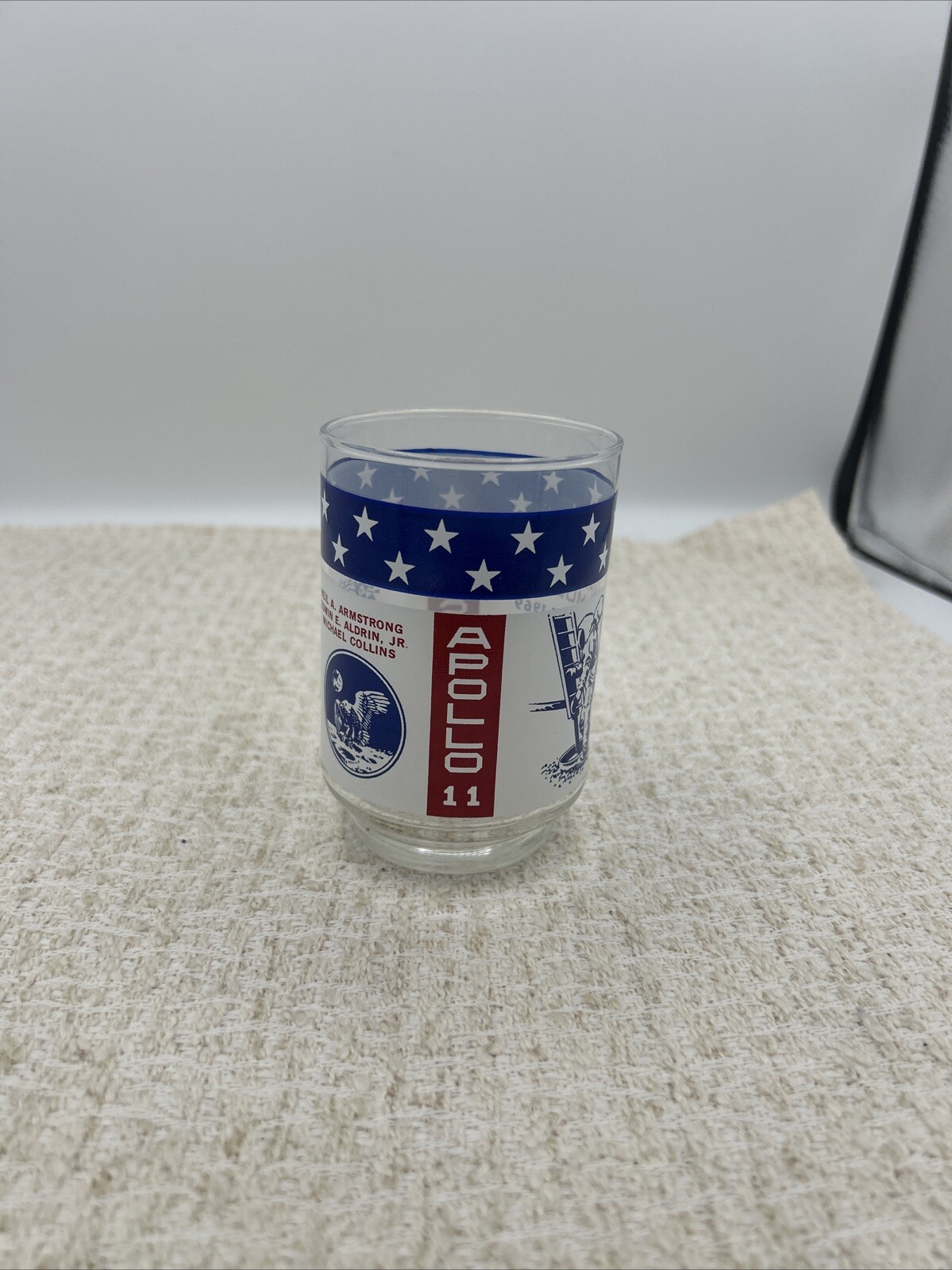 NASA Apollo 11 Man On The Moon July 20 1969 USA Glass Cup Neil Armstrong Libbey