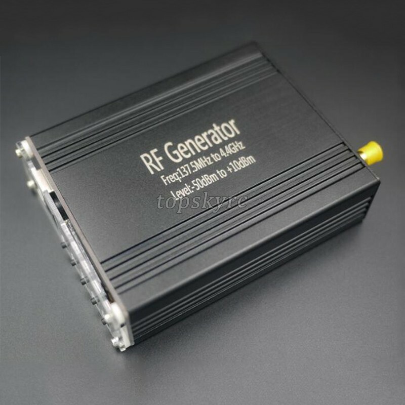 RF Signal Generator RF Frequency Generator OLED Display 35MHZ-4.4GHZ ADF4351 tps