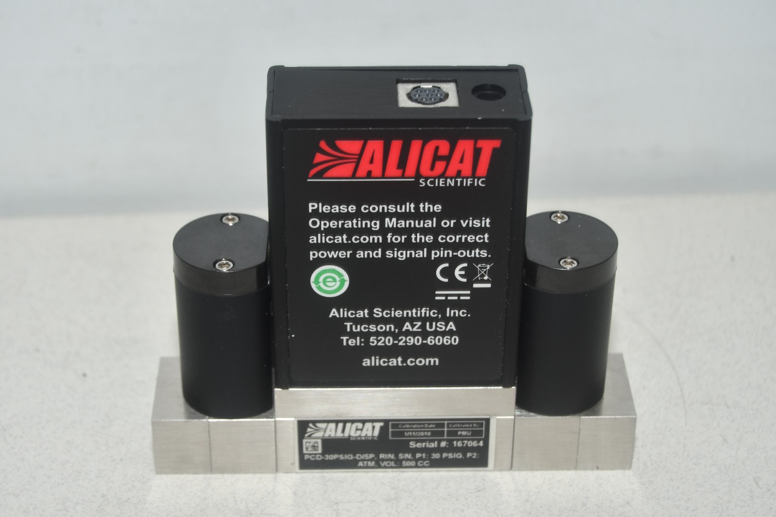 ^ Alicat PCD-30PSIG-D/5P RIN 500CC Flow Controller #X8331