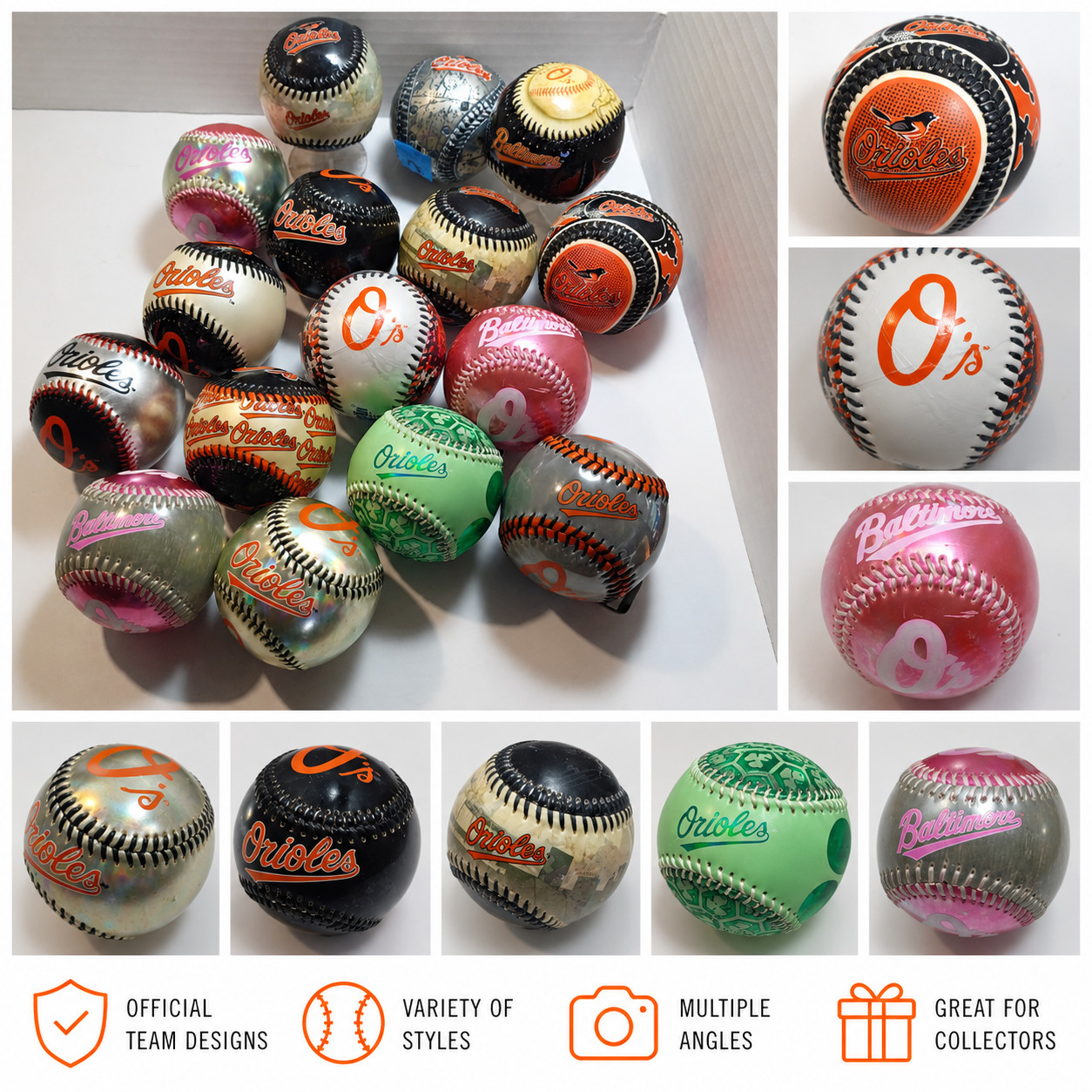 Baltimore Orioles Souvenir Collectable Baseball **Your Choice**