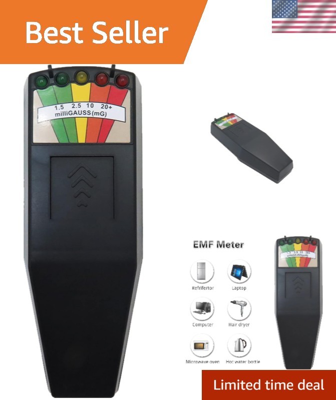Compact 5 LED EMF Reader for Ghost Hunting | Portable Paranormal Detection Tool