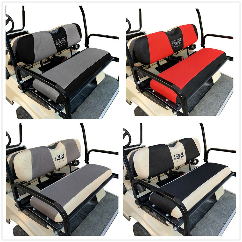10L0L Golf Cart Rear Seat Cover Set for Yamaha Club Car EZGO Golf Cart X-Small