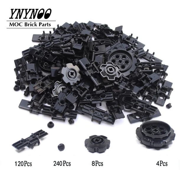 372pcs Treads Track Link Wheels Mindstorm EV3 Tractor Tank Set For LEGO Technic