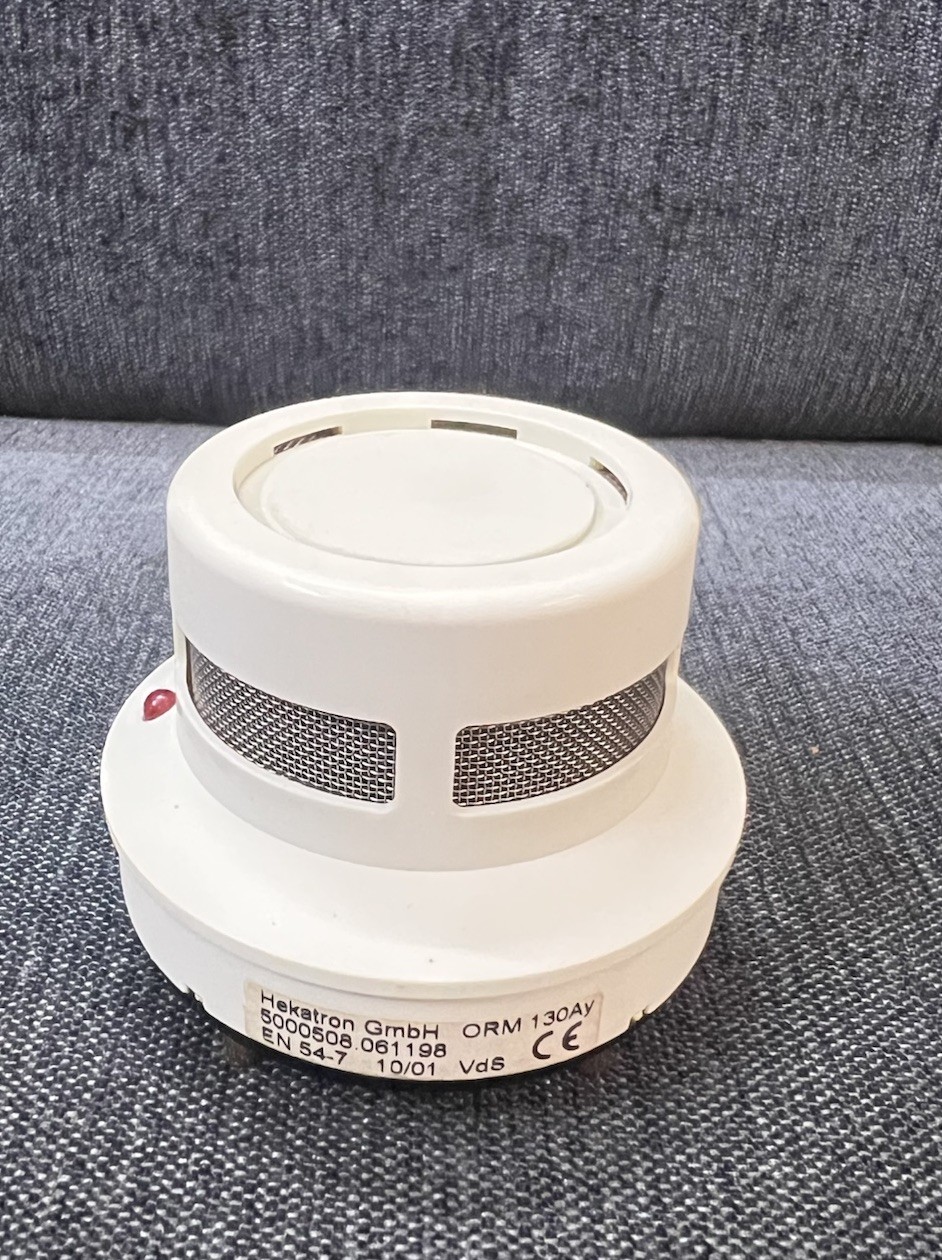HEKATRON ORM 130AY OPTICAL SMOKE DETECTOR 5000508.061198