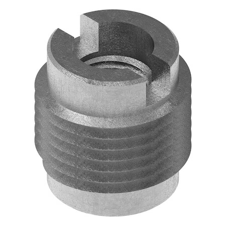 Knife Thread Insert, 5/16"-24 Int Thrd Sz, 5/8 In L, 1/2 In Dia., 18-8