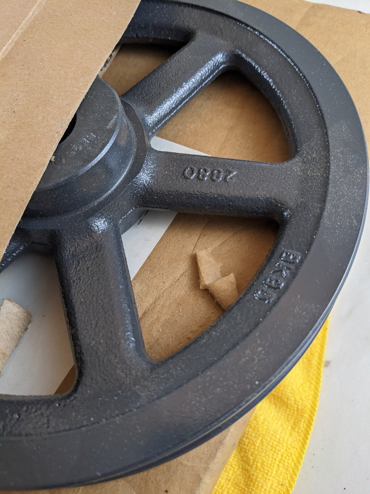 LENNOX 79J27 Browning BK95X1 Cast Iron Finished Bore Pulley 9.25" OD 1-Groove 1"