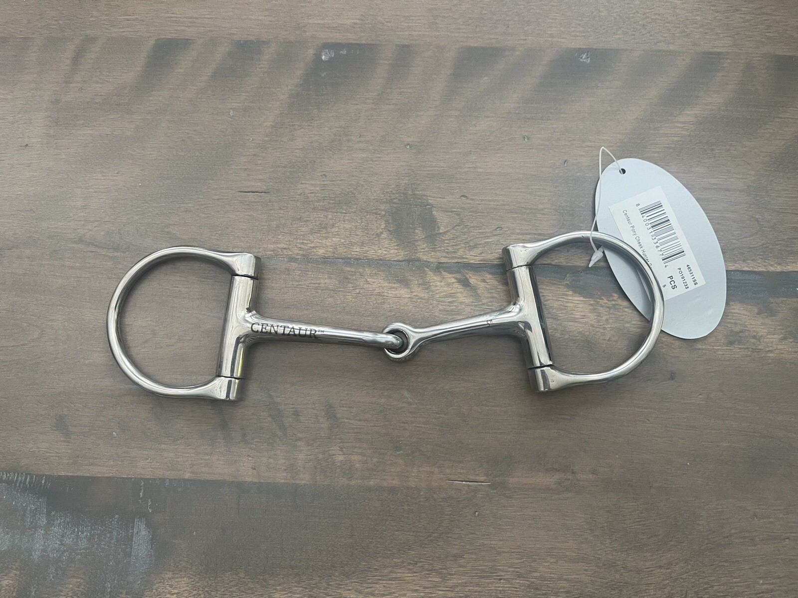 Centaur® Pony Cheek Hunter Dee Ring Snaffle