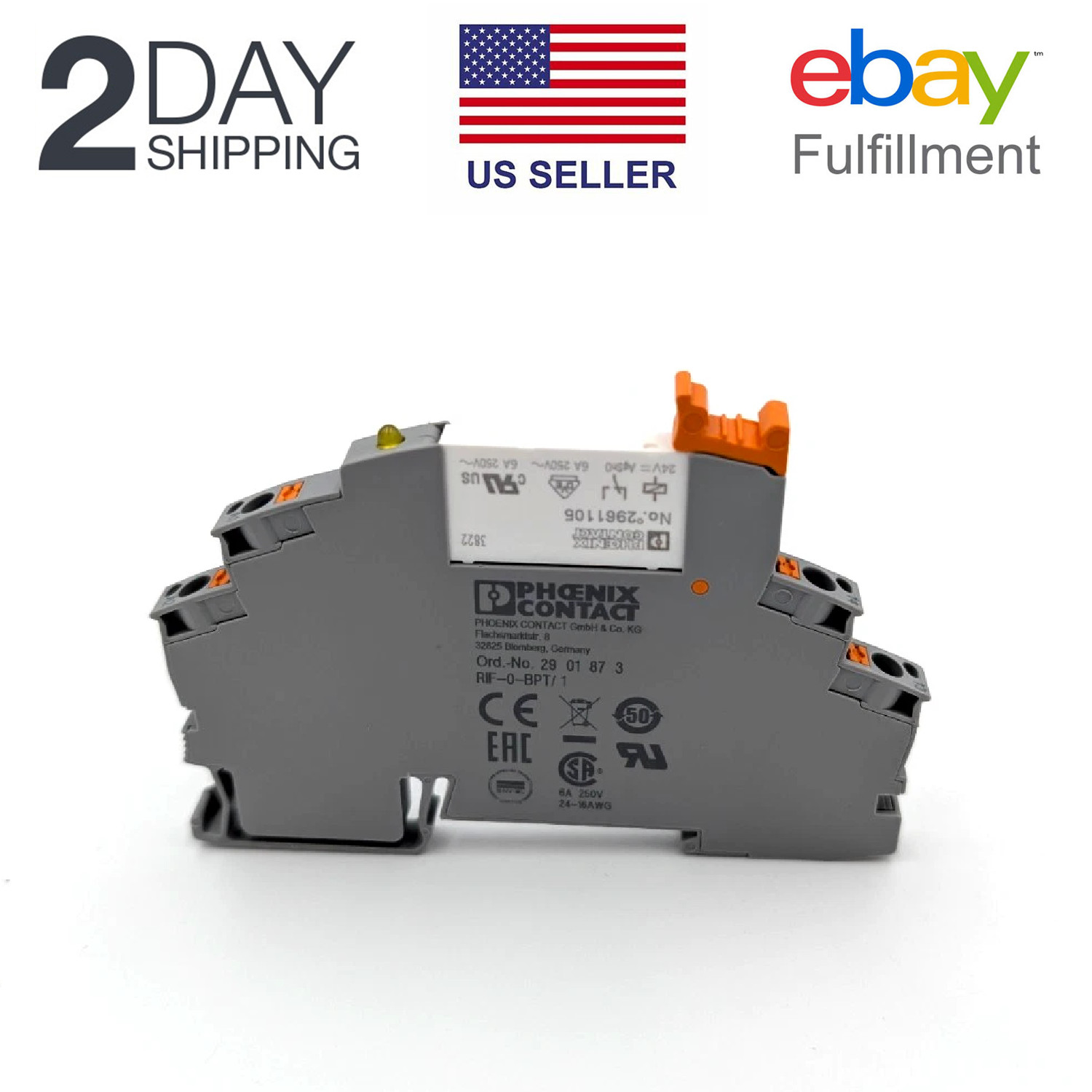 Phoenix Contact RIF-0-RPT-24DC/ 1 - Relay module 2903361 US STOCK 1 PIECE ONLY