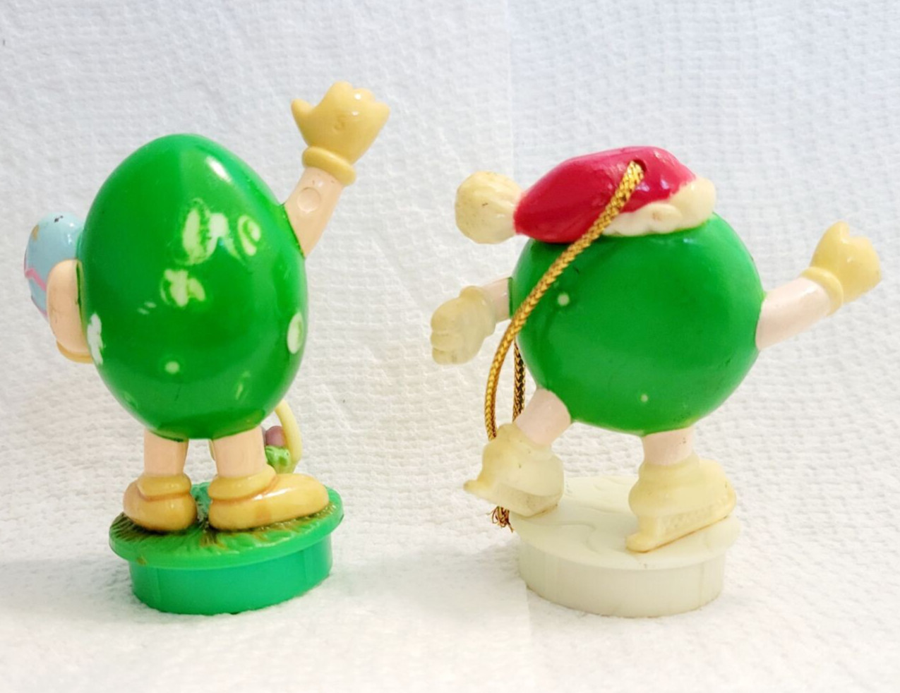M&M Green Candy Tube Topper 1990s