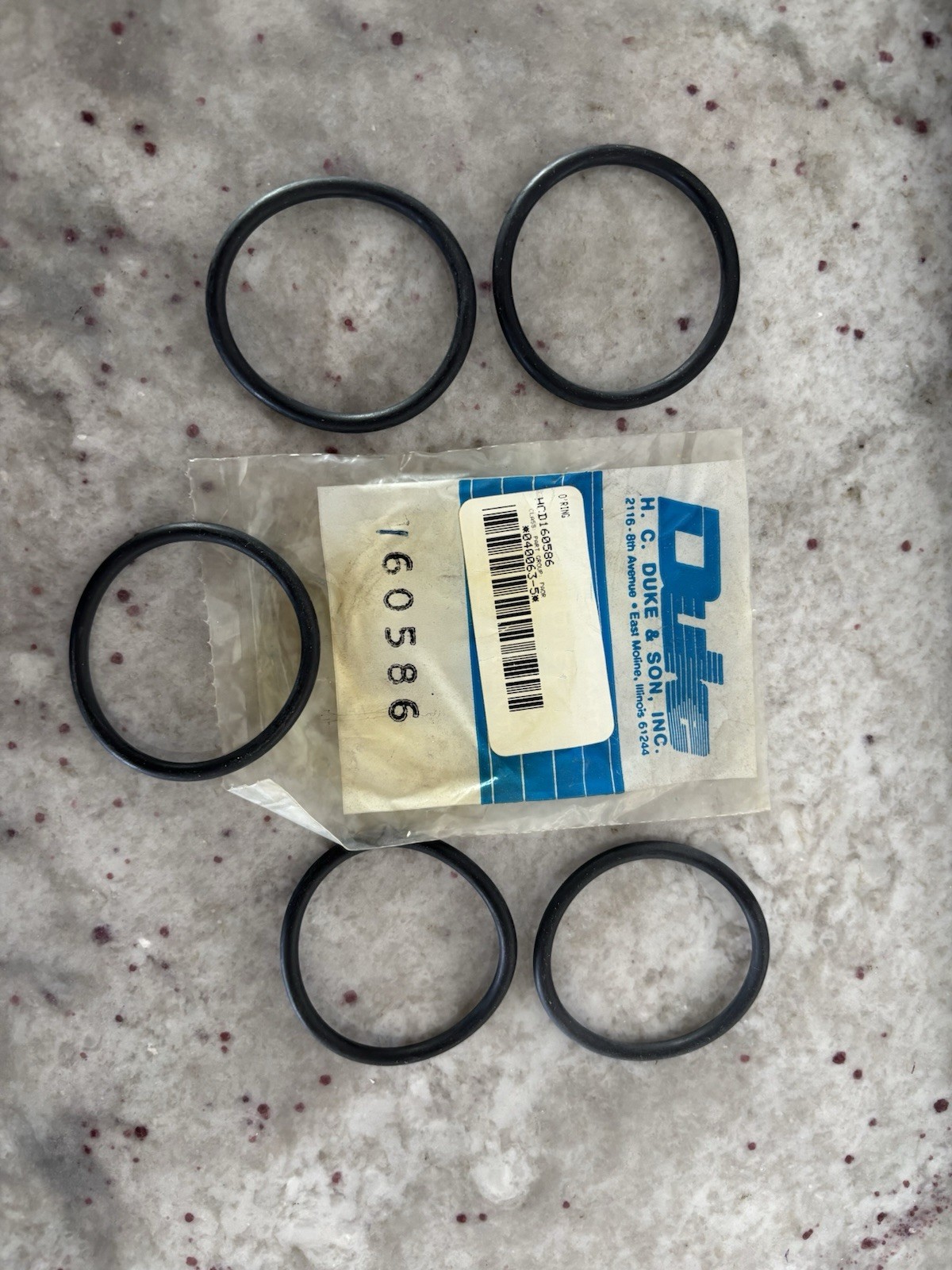 Electrofreeze HC160586 O Ring 5 Pack OEM Genuine Replacement Part