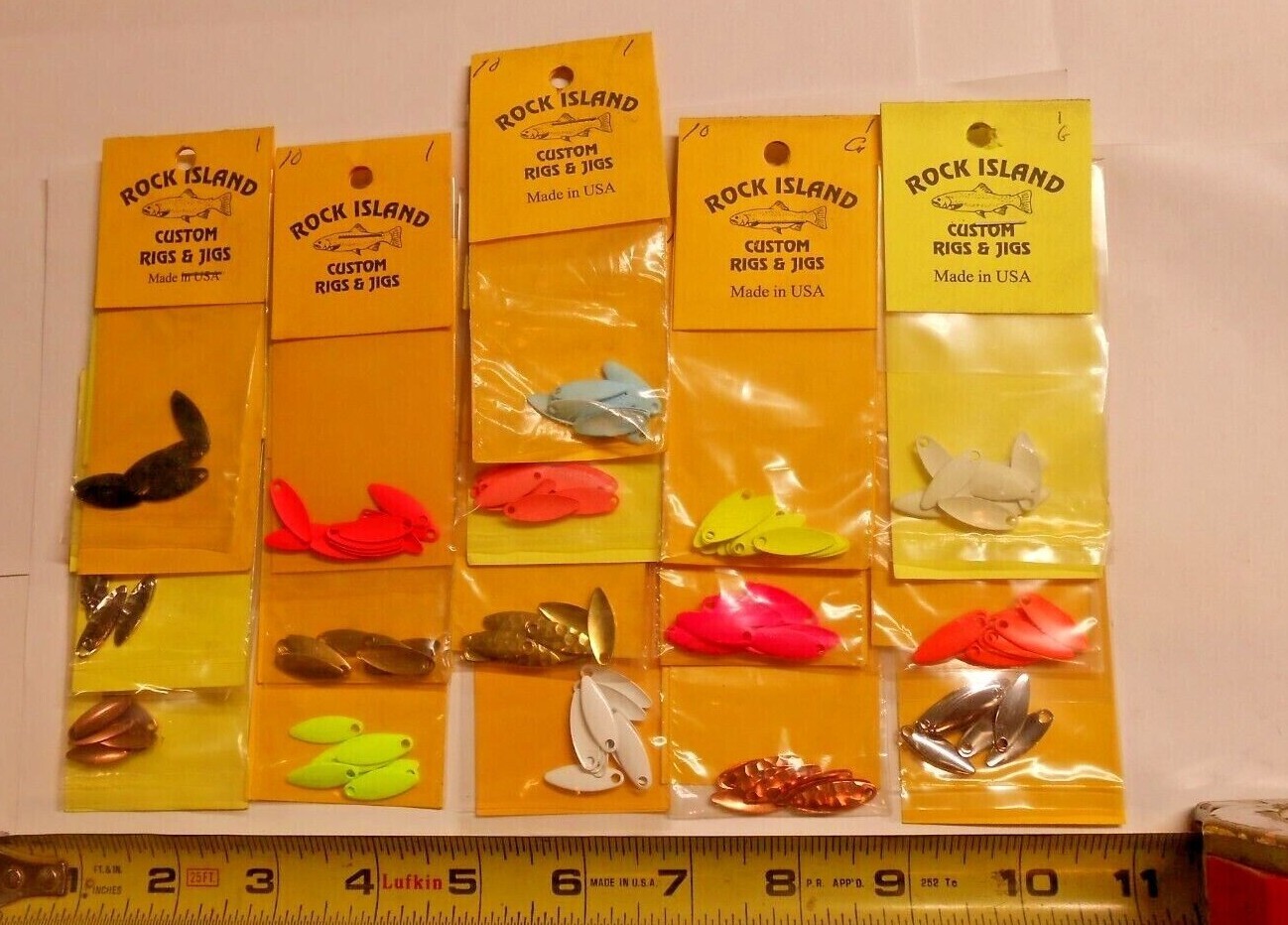 Willow Leaf 10 ct Spinner Blades  # 1 Made Right Here in AMERICA!