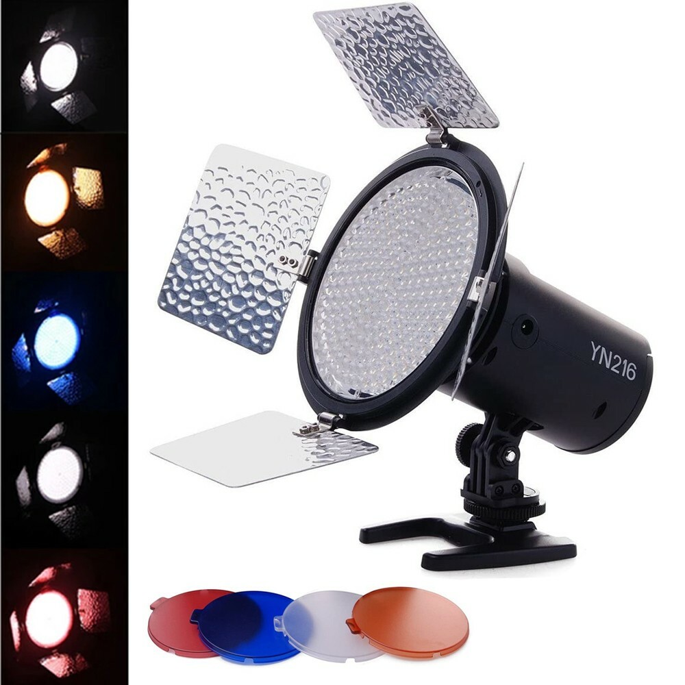 YONGNUO YN216 YN-216 LED Studio Video Light For Camera & Camcorder DSLR 5500K