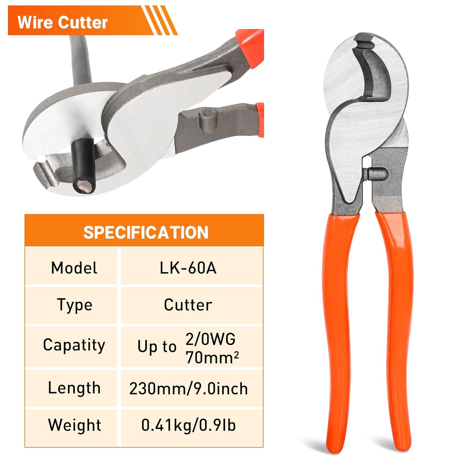 Kuject Battery Cable Lug Crimping Tool Kit