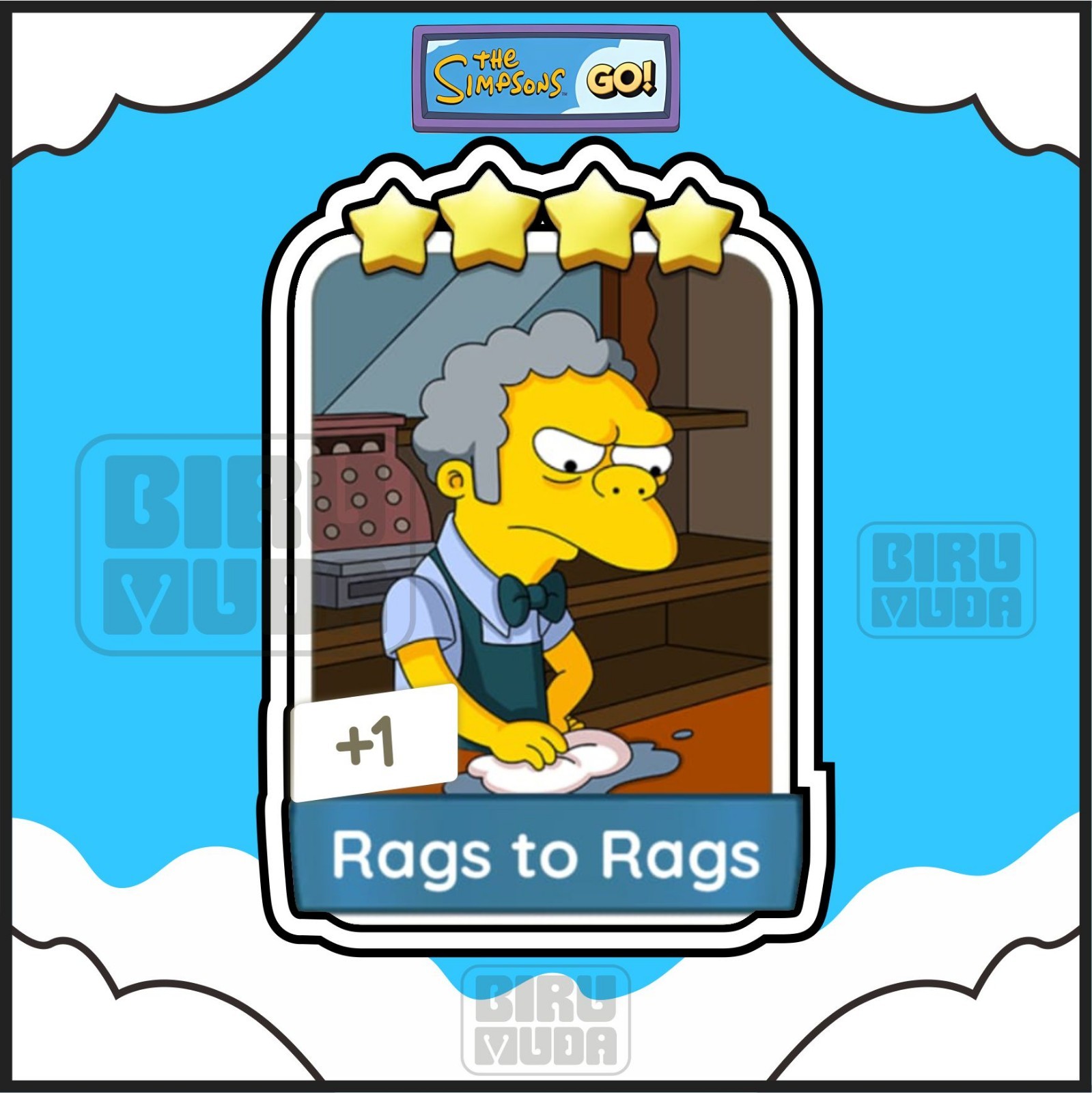Rags to Rags_⭐mono_poly⭐_4 Star Sticker_⭐go_Fast respond 24/7
