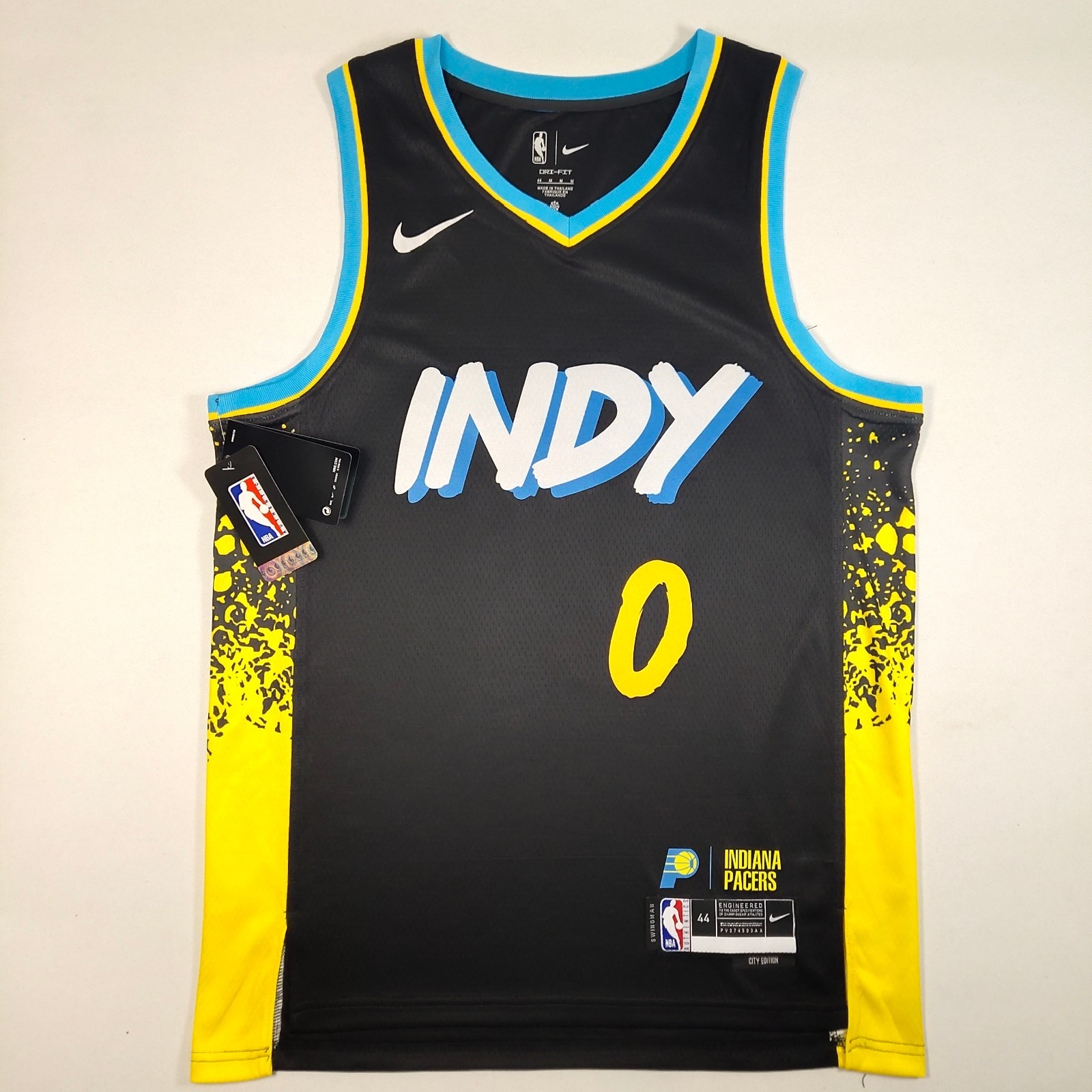 Tyrese Haliburton #0 Black Fan Commemorative Jersey,S-2XL