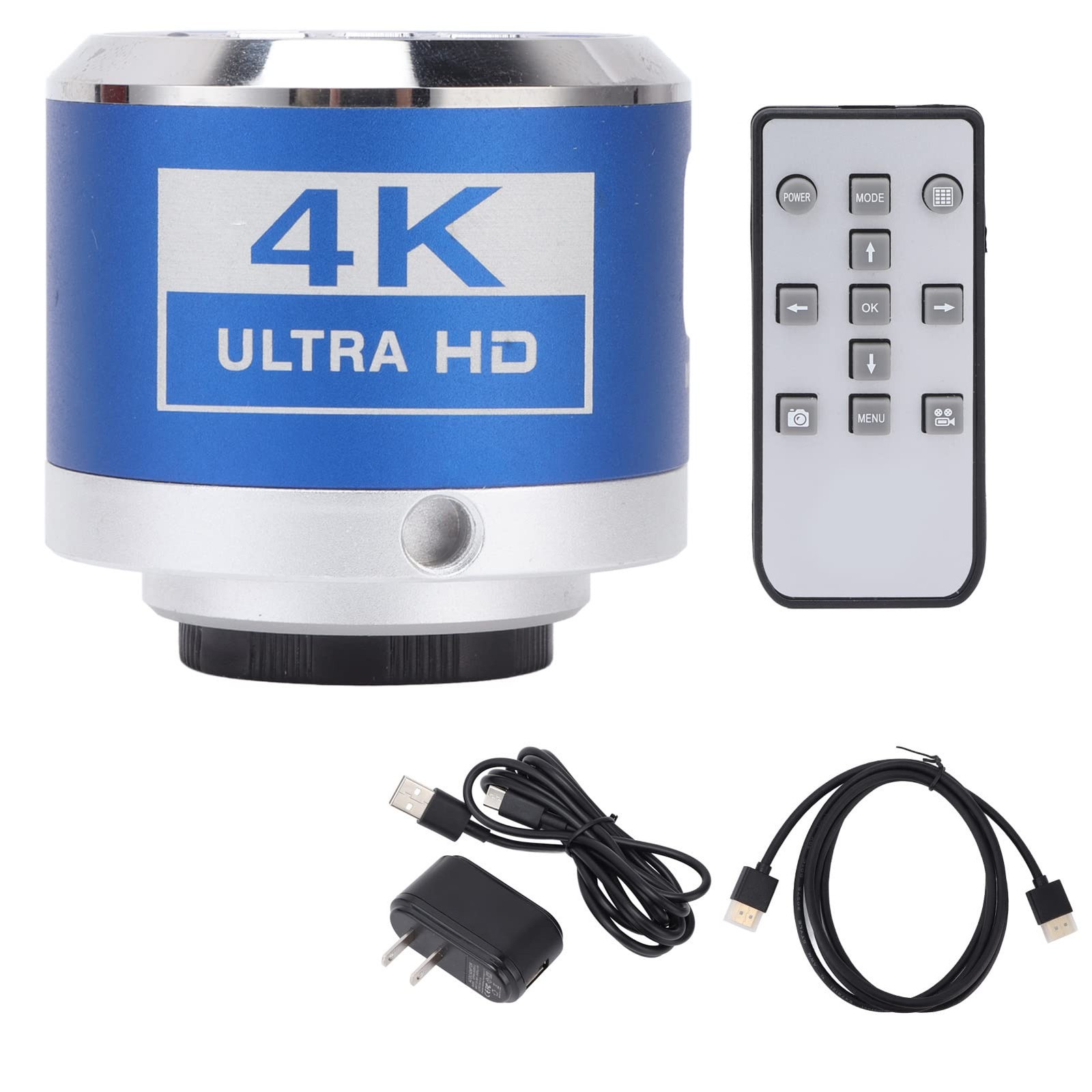 Digital Microscope Camera, 4K HDMI Camera with Remote Control for Photo, Vide...