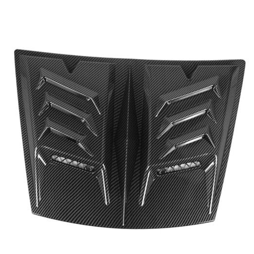Hood Vent Trim Cover Fit for Series E90 E91 and W117 Carbon Fiber Style