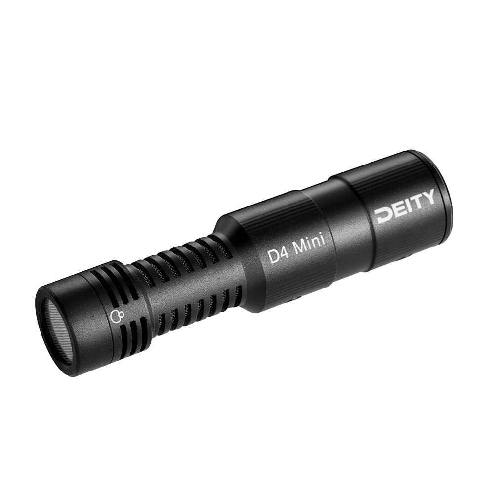 Deity V-Mic D4 Mini Microphone On-Camera Interview Mic Super Cardioid Black