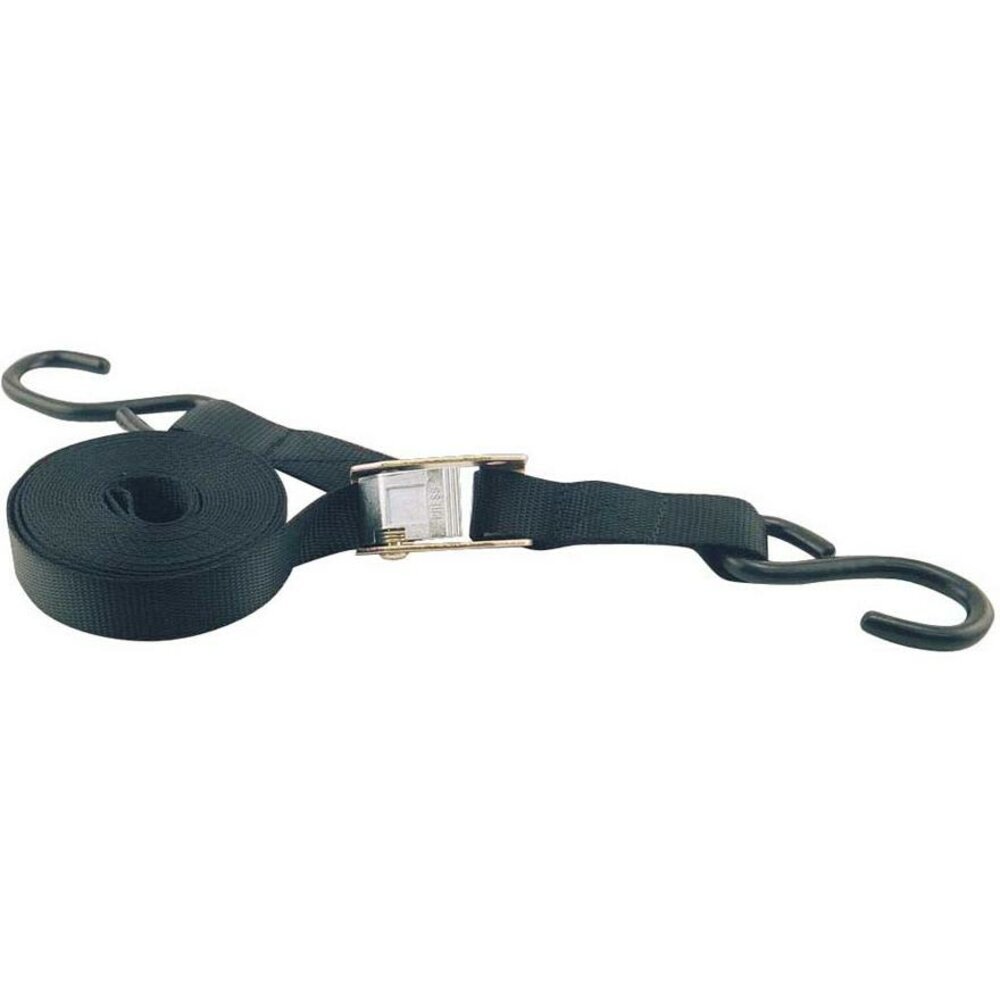 Erickson 1" x 15' Cam Buckle Strap Tie Down 750 lb Black 01200 Kit