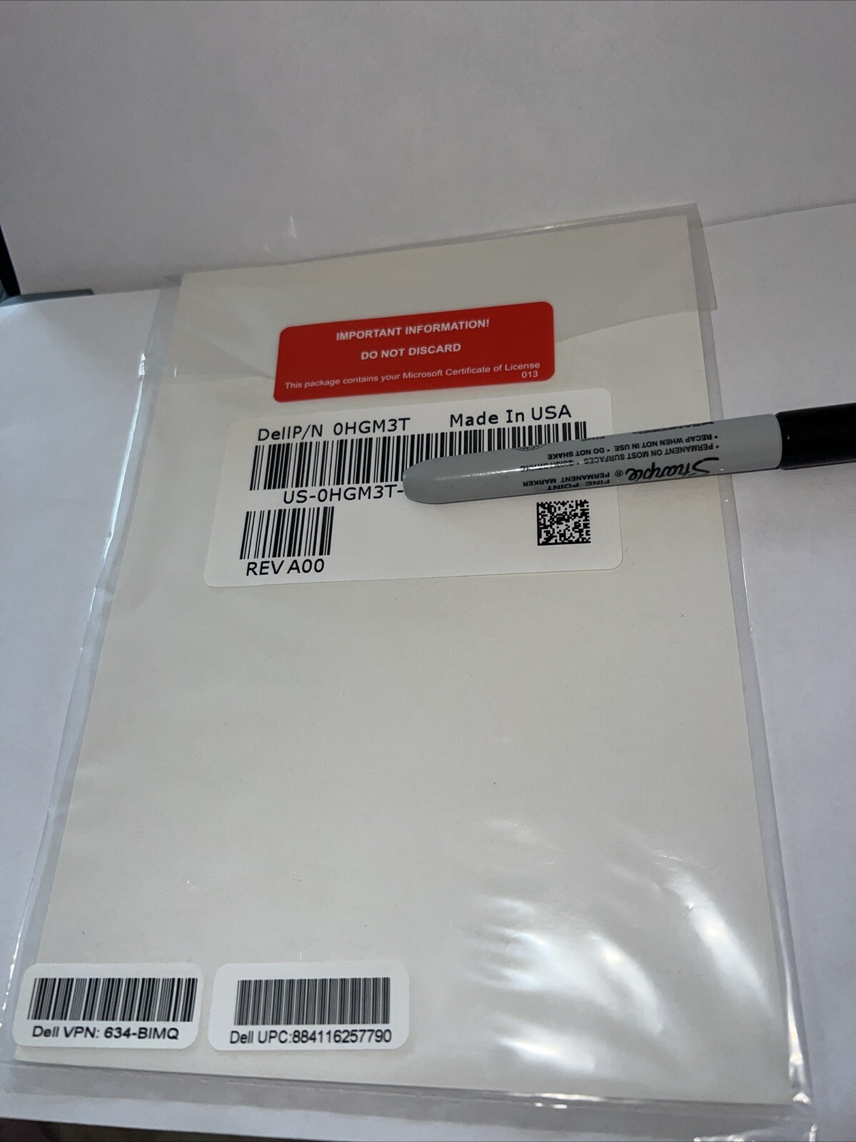 Microsoft Windows Server 2016 CAL 10 User Client Access Licenses Dell P/N 0HGM3T