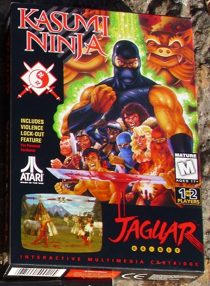 KASUMI NINJA  Atari Jaguar NEW Factory Sealed NO HEAD BAND