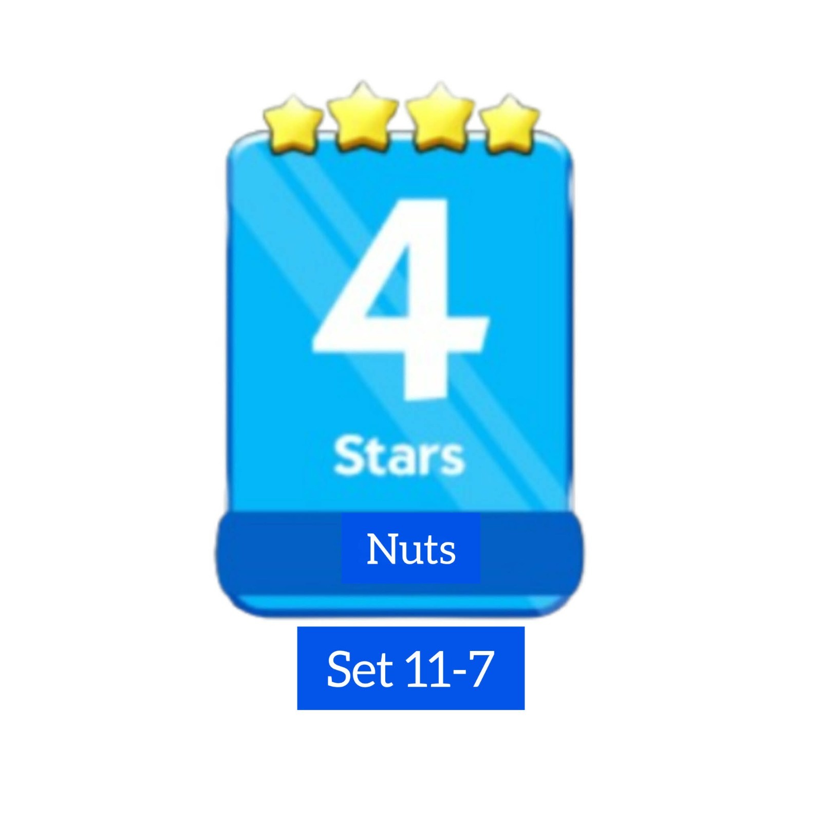 Monopoly Sticker Nuts 4 Star Set 11-7