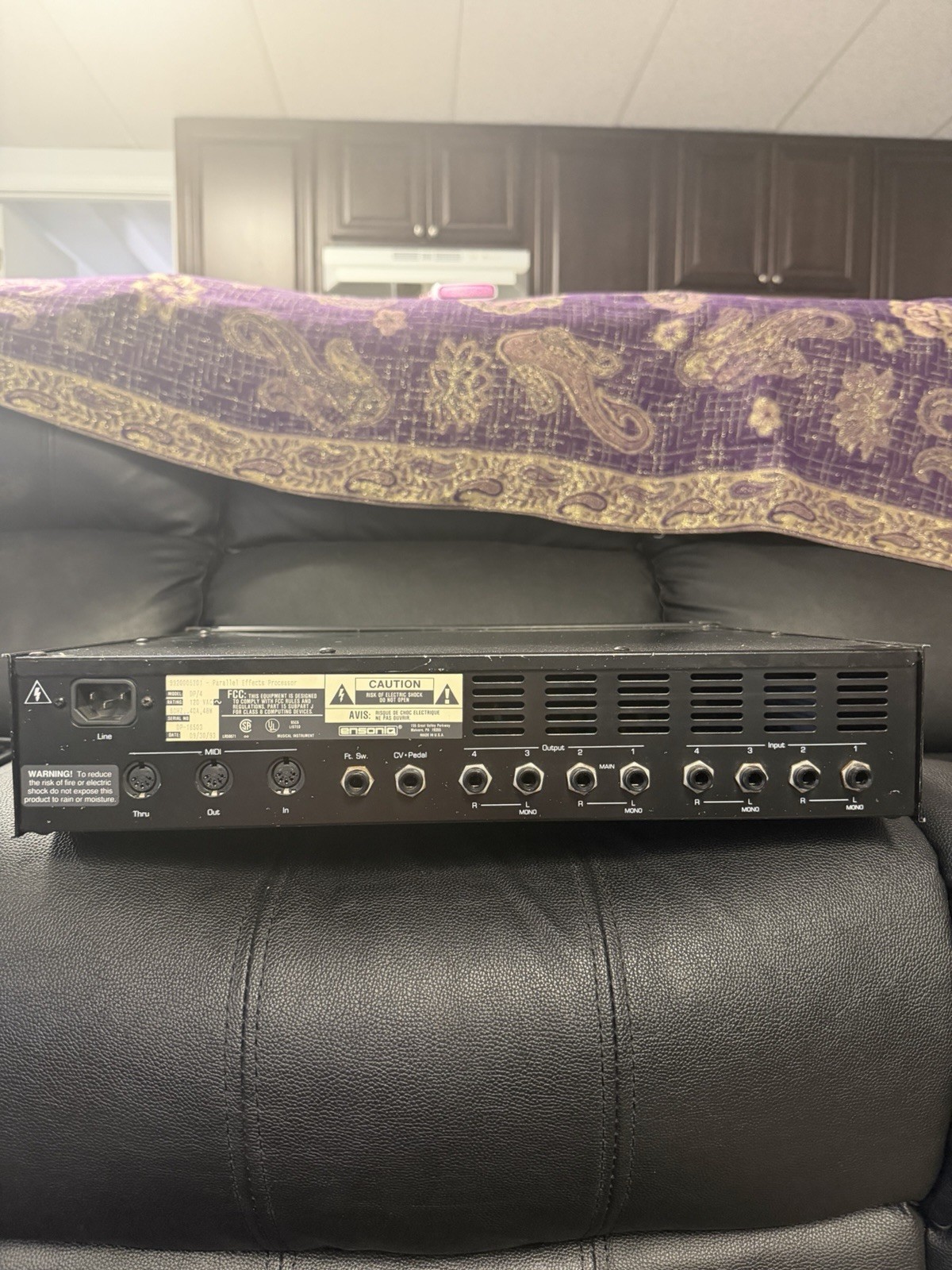 Ensoniq DP/4 Parallel Effects Processor Tested Working With Power Cable