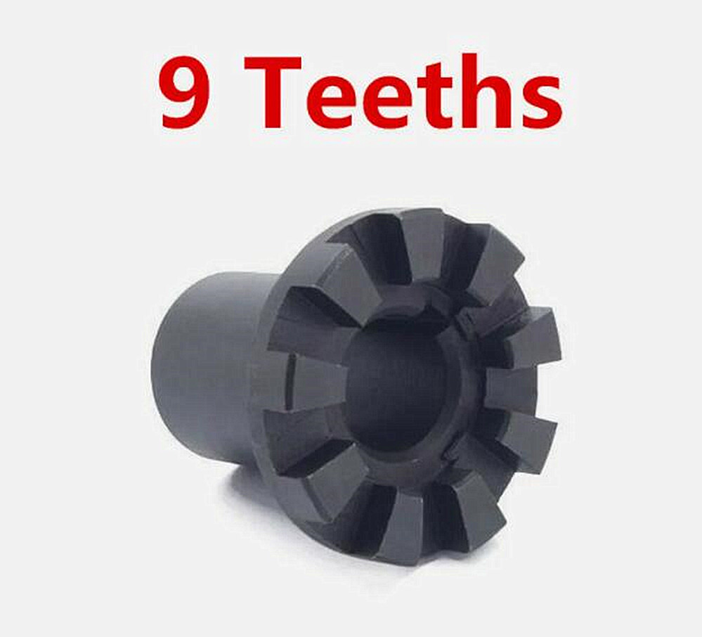 2x Bridgeport Milling Machine Cluth Insert Shaft Gear 9 Teeth Vertical Mill Part