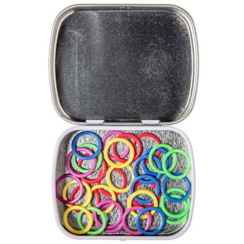 Enamel Stitch Marker Set - Rainbow