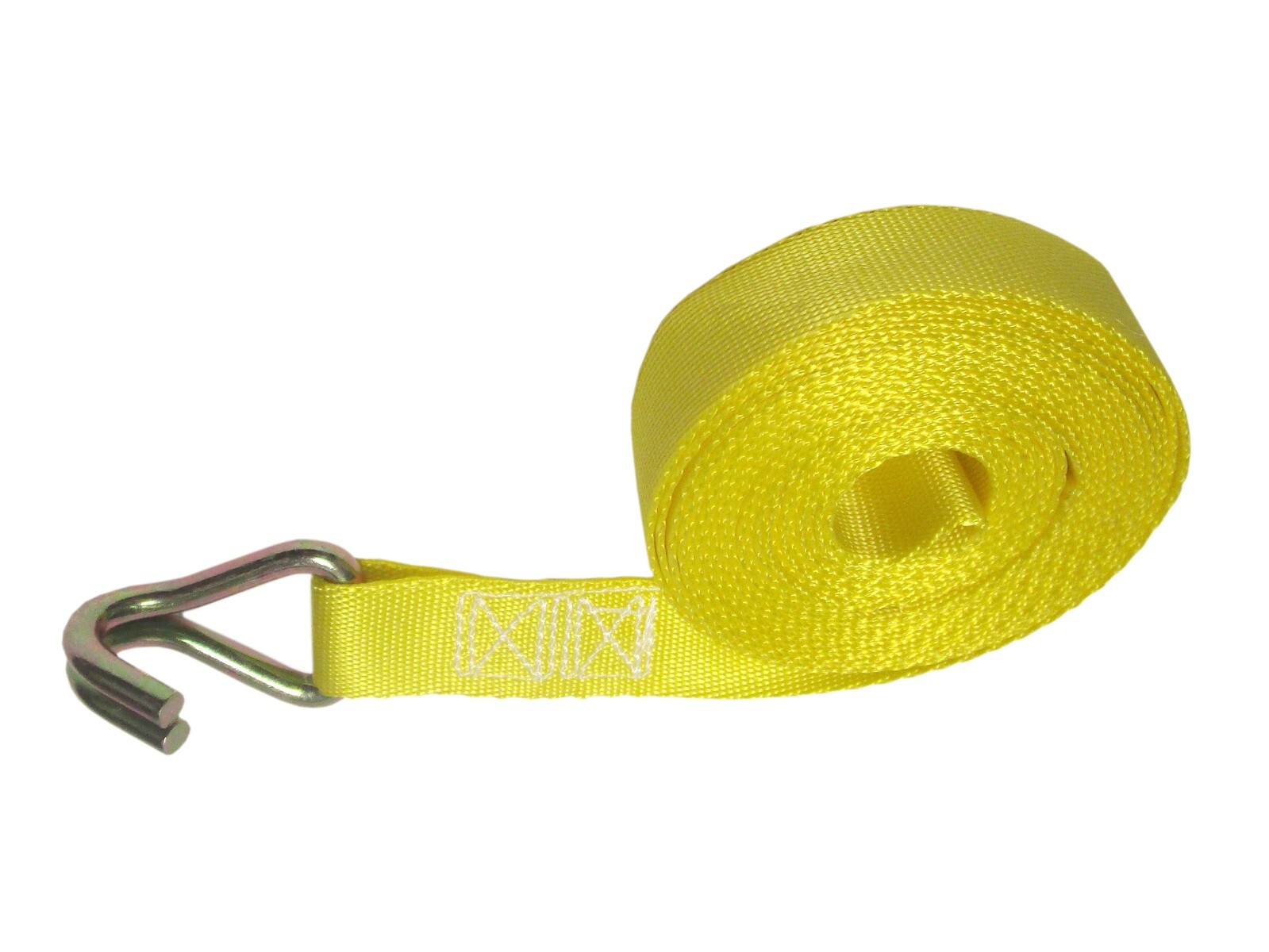 8 Pack 1" x 15 FT Ratchet Tie Down Strap with Finger J Hook Cargo Control