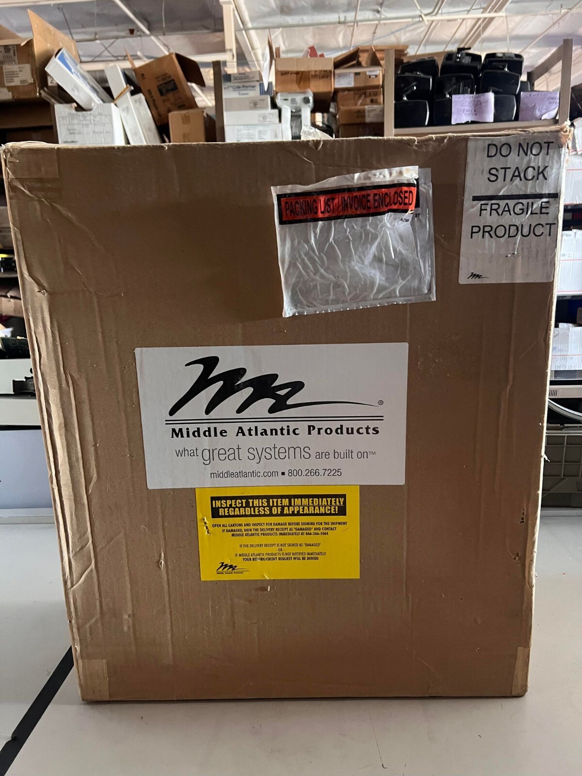Middle Atlantic BXERK-XX25KDTB 25 ERK Series Server Rack TOP BOTTOM