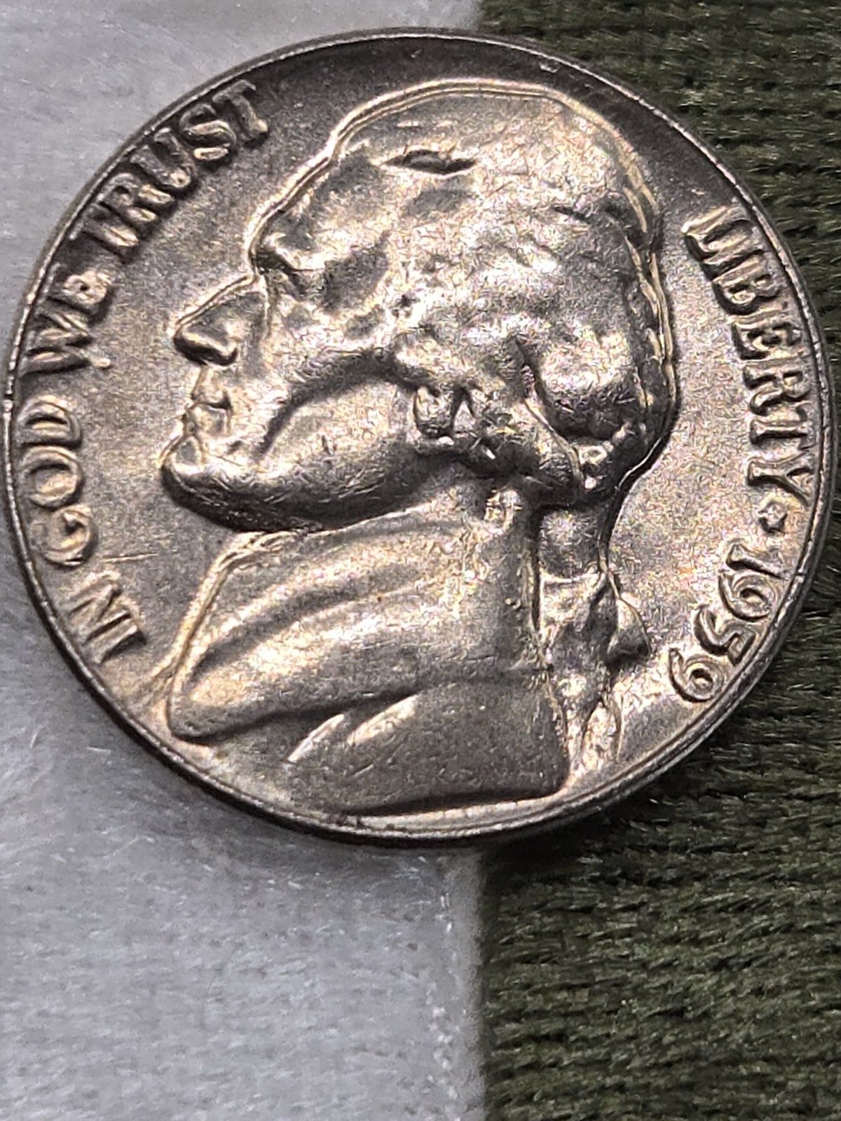 1959-P Jefferson Nickel 5c