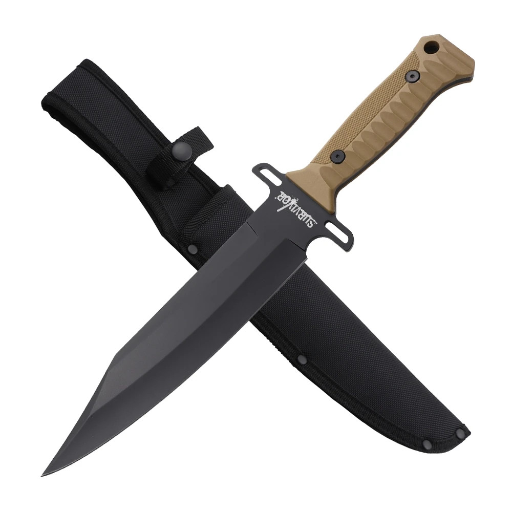 Survivor Brand Full Tang Fixed Blade Knife w/Nylon Fiber Sheath