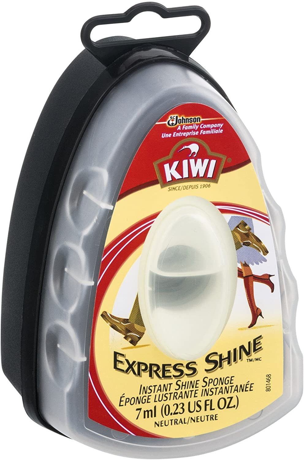Express Neutral Shoe Shine Sponge | Leather Care for Shoes, Boots, Furniture, Ja