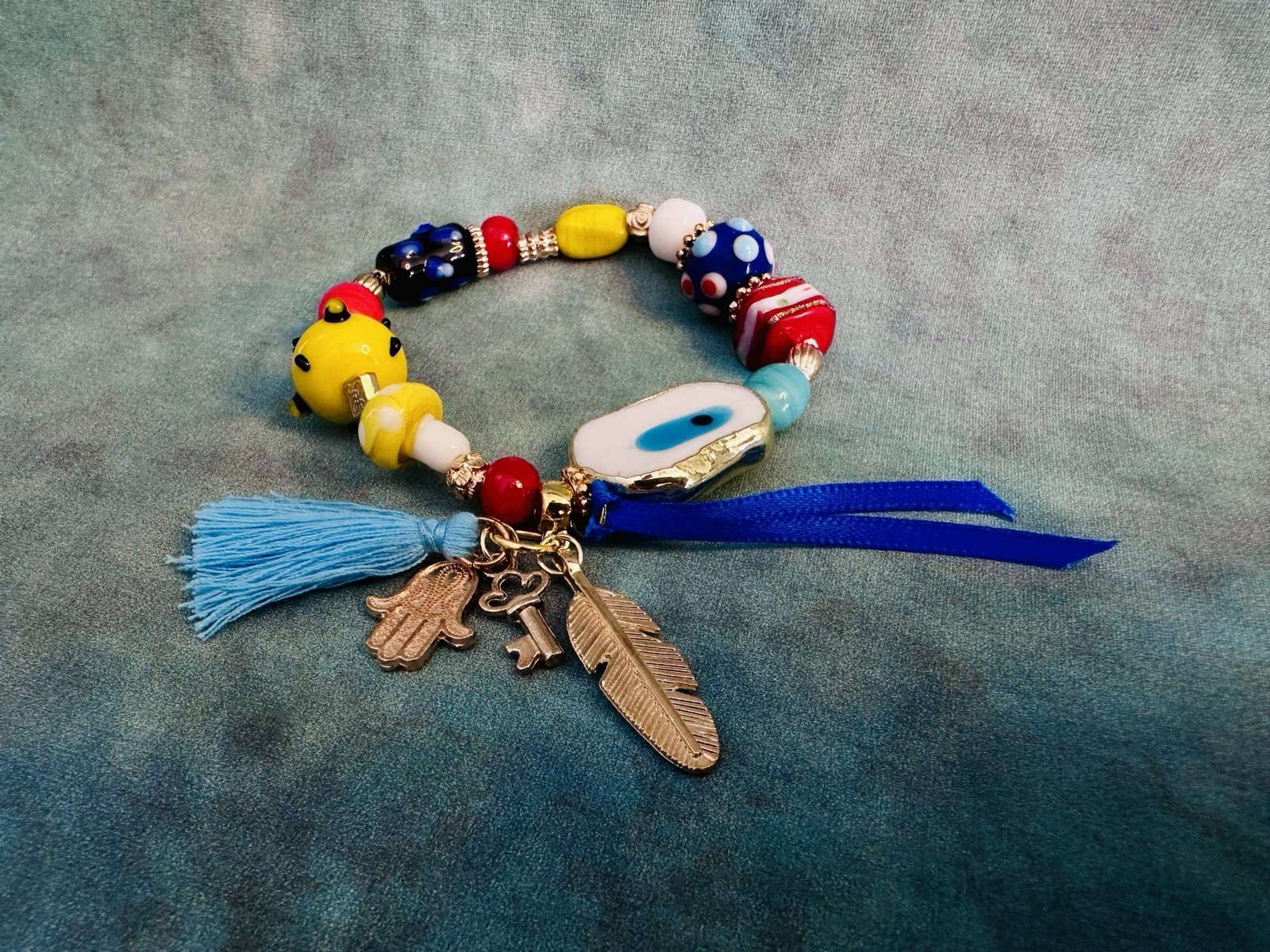 Handmade Woman Glass Bracelet