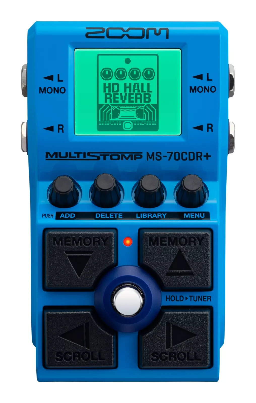 Zoom MS-70CDR+ MultiStomp Guitar Effects Chorus/Delay/Reverb Pedal