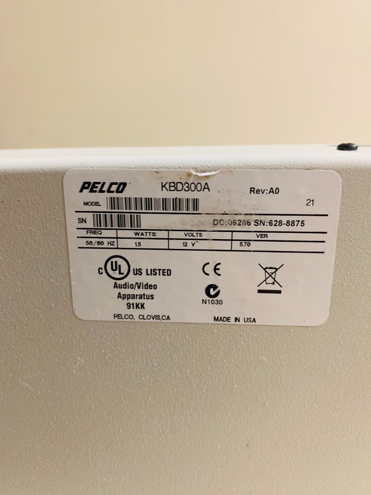 PELCO - KBD300A - JOYSTICK KEYBOARD CONTROLLER
