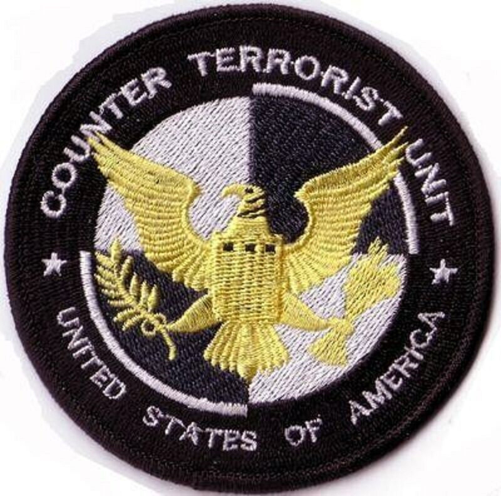 USA Naval Intelligence COUNTER TERRORIST UNIT vêlkrö Insignia Patch (Full Color)