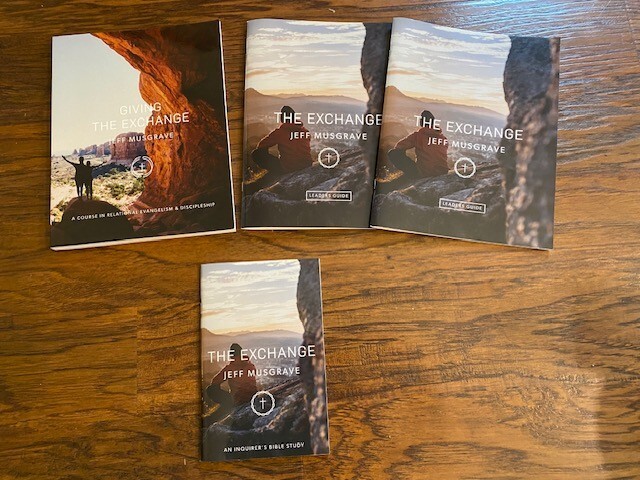 THE EXCHANGE COURSE BIBLE STUDY WITH 2 LEADERS GUIDES 1 INQUIRER NEW