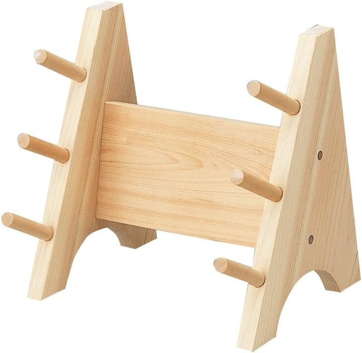 YAMAKO Wooden Knife Rack 3 Steps AHU49 240 x 175 x 240 mm Kitchen Japan F/S