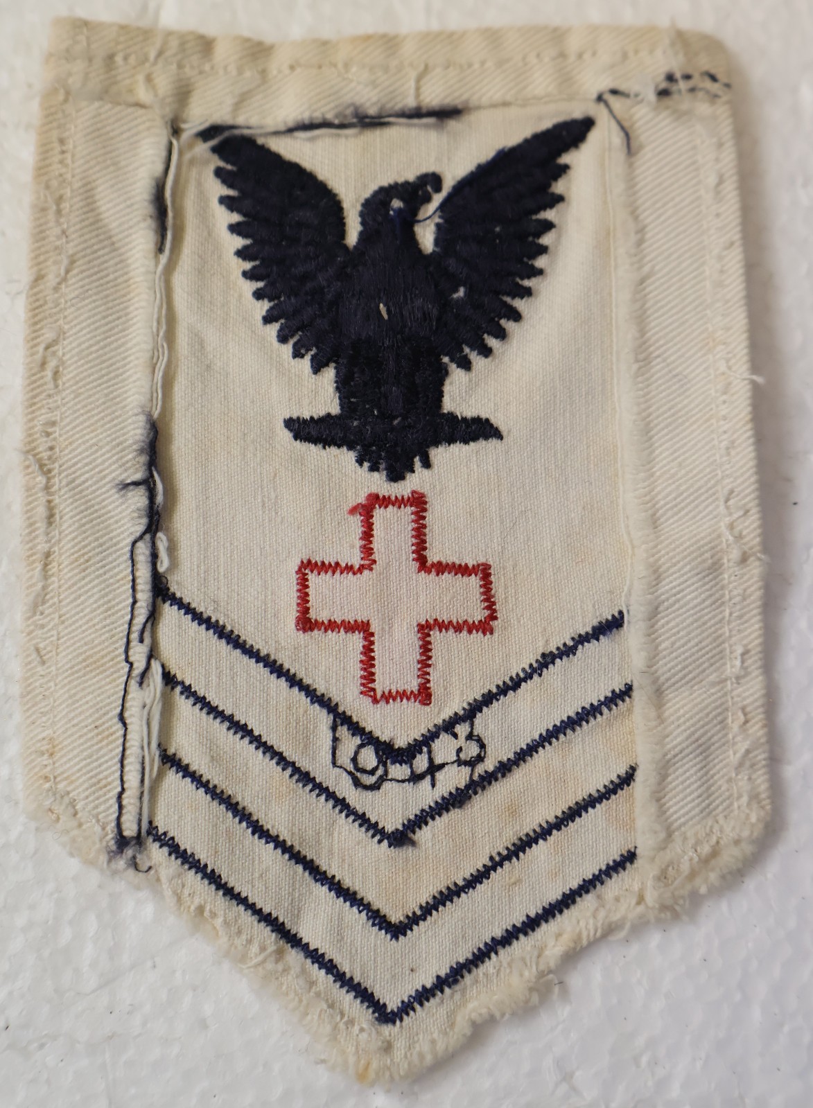 WWII Navy Patches Pharmacist Mate 2nd Class Insignia Navy Rare Arm Patches